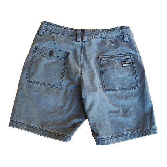 Volcom men's Swim Shorts Gray Drawing Waist Size 28 Swimming. - Picture 2 of 7